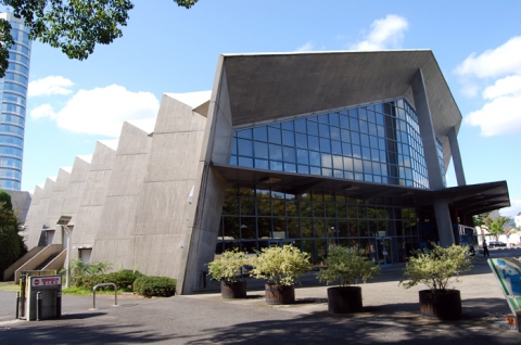 Gunma music center, Antonin Raymond