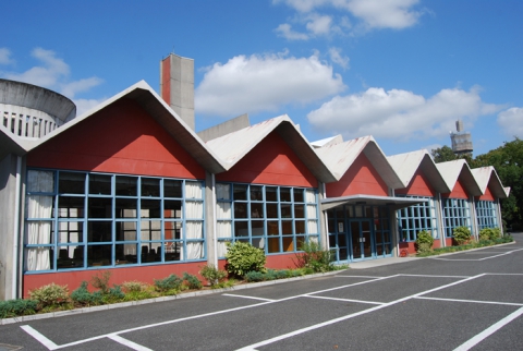 Gunma music center, Antonin Raymond