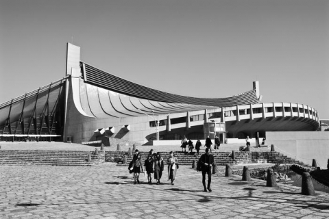 National Gymnasiums for Tokyo Olympics, Kenzo Tange (photo : Sylvie Lagabrielle)