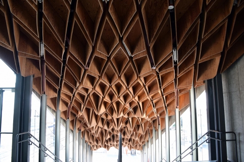 Hoshakuji gareJR,Kengo Kuma